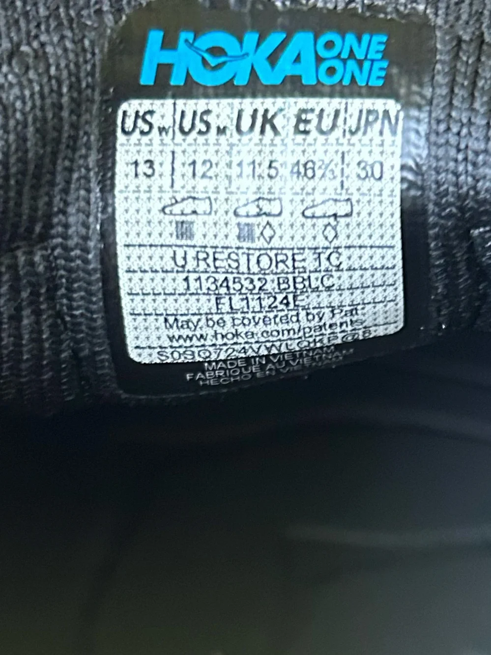 Hoka restore tc
